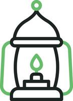 Oil Lamp icon vector image. Suitable for mobile apps, web apps and print media.