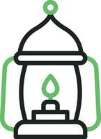 Oil Lamp icon vector image. Suitable for mobile apps, web apps and print media.