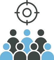 Audience Icon Image. vector