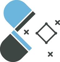 Molecular Medicine Icon Image. vector