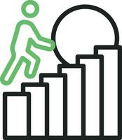 Struggle icon vector image. Suitable for mobile apps, web apps and print media.