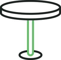 Table icon vector image. Suitable for mobile apps, web apps and print media.