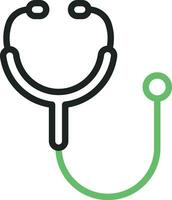 Stethoscope icon vector image. Suitable for mobile apps, web apps and print media.