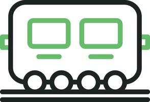 Wagon icon vector image. Suitable for mobile apps, web apps and print media.