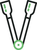 Tongs icon vector image. Suitable for mobile apps, web apps and print media.