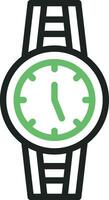 reloj icono vector imagen. adecuado para móvil aplicaciones, web aplicaciones y impresión medios de comunicación.