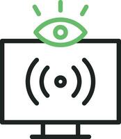 Viewers icon vector image. Suitable for mobile apps, web apps and print media.