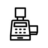 cash register machine Icon design vector