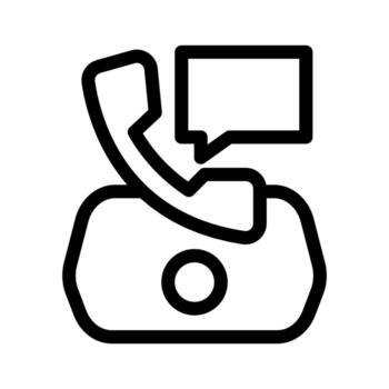 Call Center Icon design. Vector symbols in trendy and modern line style on white background suitable for the needs of websites, programmers, developers and designers. Icon vector