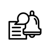 Notification line Icon design. Vector symbols in trendy and modern line style on white background suitable for the needs of websites, programmers, developers and designers.