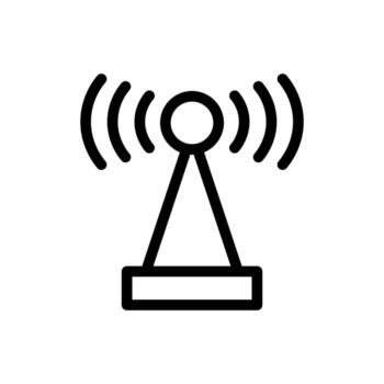 transmitir icono diseño. vector símbolos en de moda y moderno línea estilo en blanco antecedentes adecuado para el necesidades de sitios web, programadores, desarrolladores y diseñadores icono vector