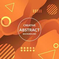 geomatric creative background design with modern and bright color vector