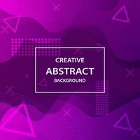 geomatric creative background design with modern and bright color vector