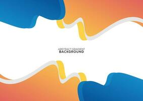 abstract gradient color background design vector
