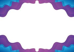 wave abstract background template design vector