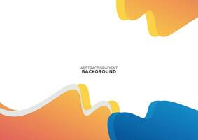 abstract gradient background template design vector