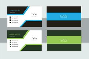 Business card Design Template. vector