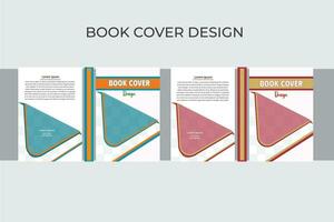 Modern Book cover Design Template. vector