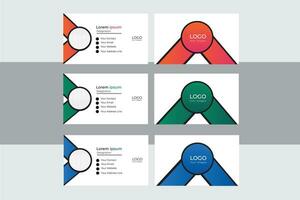 Modern Business Card Design Template. vector