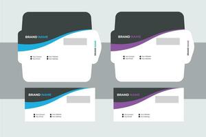 Modern Official Envelope Design Template vector