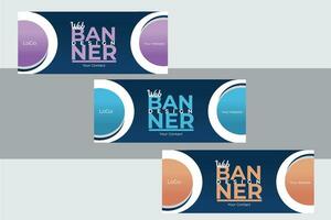Web Banner Design Template. vector