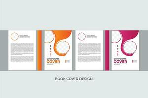 Modern Book Cover Design Template. vector