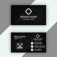 Modern Luxury business card template design vector