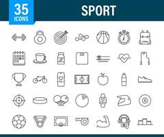 Flat sport icon for web design. Soccer ball. Web icon set. Fitness sport. Vector stock illustration