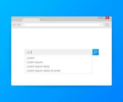 Search bar vector element design. Set of search bar boxes. UI interface template. Vector illustration.