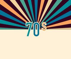 70s, 1970 abstract vector stock retro lines background. Vector illustration