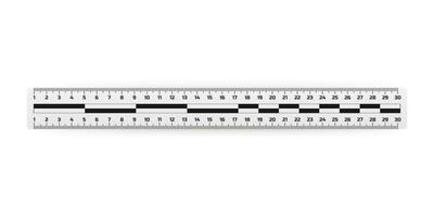 Analysis of the crime scene judicial measuring ruler, ruler lines for inspection of the crime scene. Vector stock illustration.