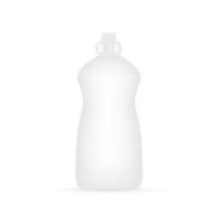 Dishwashing liquid. Cleaning Bottle Isolated On White Background. Vector stock illustration