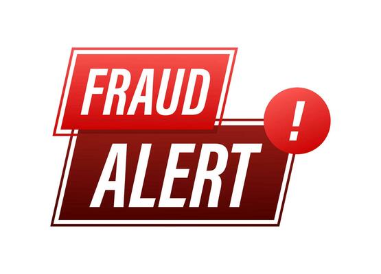 Fraud alert. Security Audit, Virus Scanning, Cleaning, Eliminating Malware, Ransomware Vector stock illustration