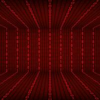 Background in a matrix style. Falling random numbers. Green is dominant color. Vector stock illustration