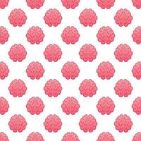 Human brain pattern. Thinking process, brainstorming, good idea, brain activity. Vector stock illustration