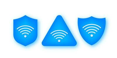 Private network icon. Security wifi internet and Private network. Virtual private network. Vector stock illustration