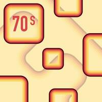 70s, 1970 abstract vector stock retro lines background. Vector illustration