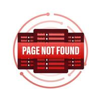 403 Page not found. Website Error icon. Vector stock illustration