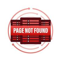 403 Page not found. Website Error icon. Vector stock illustration