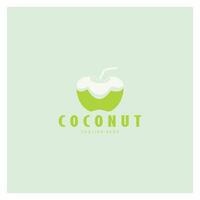 coconut logo design template illustration vector