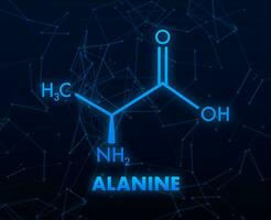 Alanine formula, great design for any purposes. Alanine formula. vector