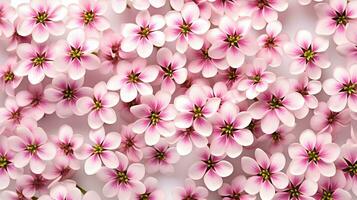 Candytuft flower pattern background. Flower background texture. Generate AI photo