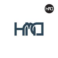 Letter HMD Monogram Logo Design vector