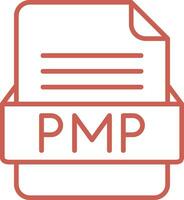 PMP File Format Vector Icon