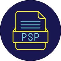 PSP File Format Vector Icon