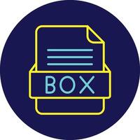 BOX File Format Vector Icon