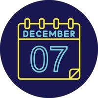 7 December Vector Icon