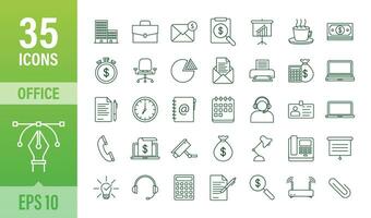 Office icon. Web icon set. Office, great design for any purposes. Vector stock illustration