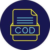 COD File Format Vector Icon