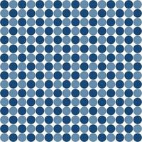 Navy blue circle tile background, Mosaic tile background, Tile background, Seamless pattern, Mosaic seamless pattern, Mosaic tiles texture or background. Bathroom wall tiles, swimming pool tiles. vector